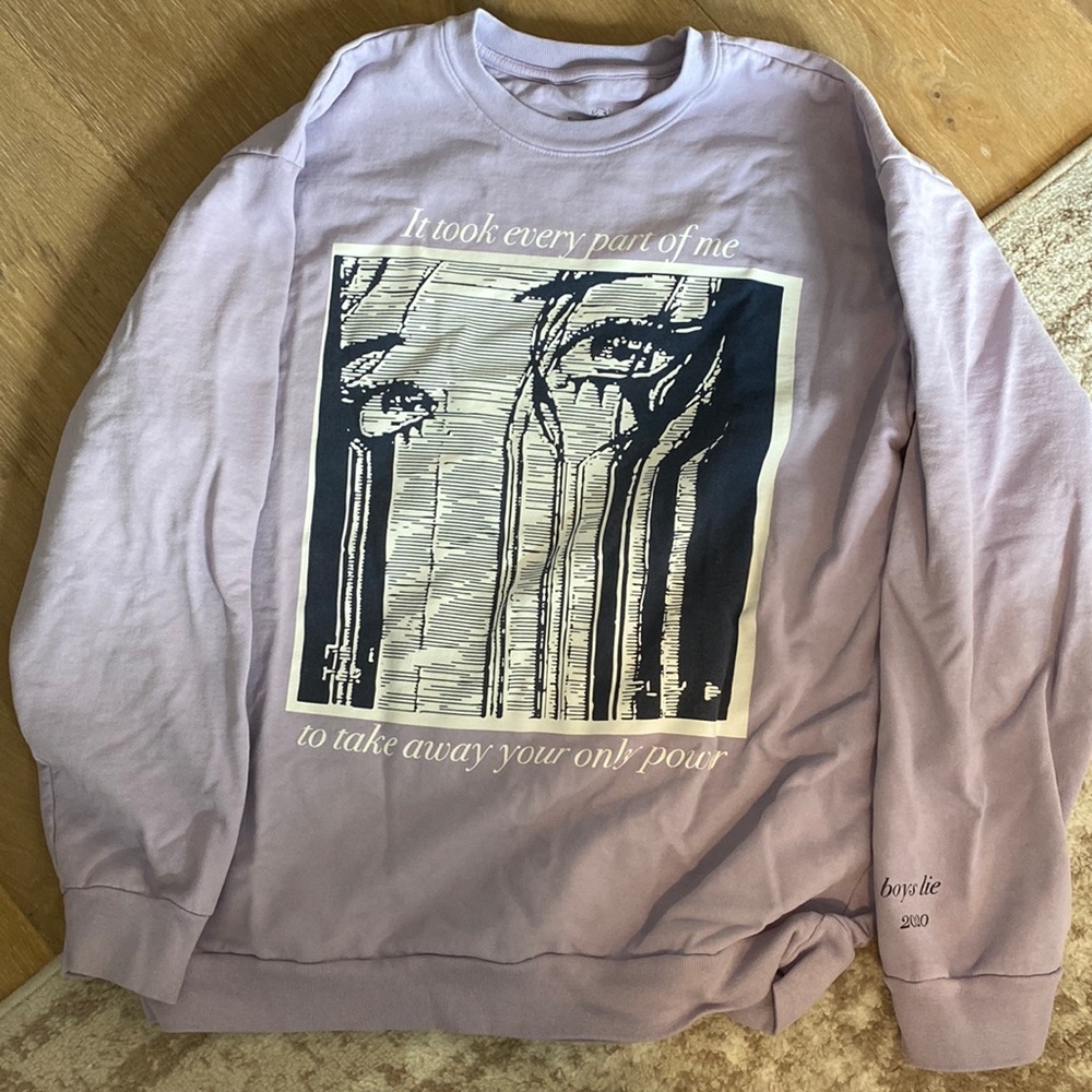 Boys lie crew neck sweatshirt